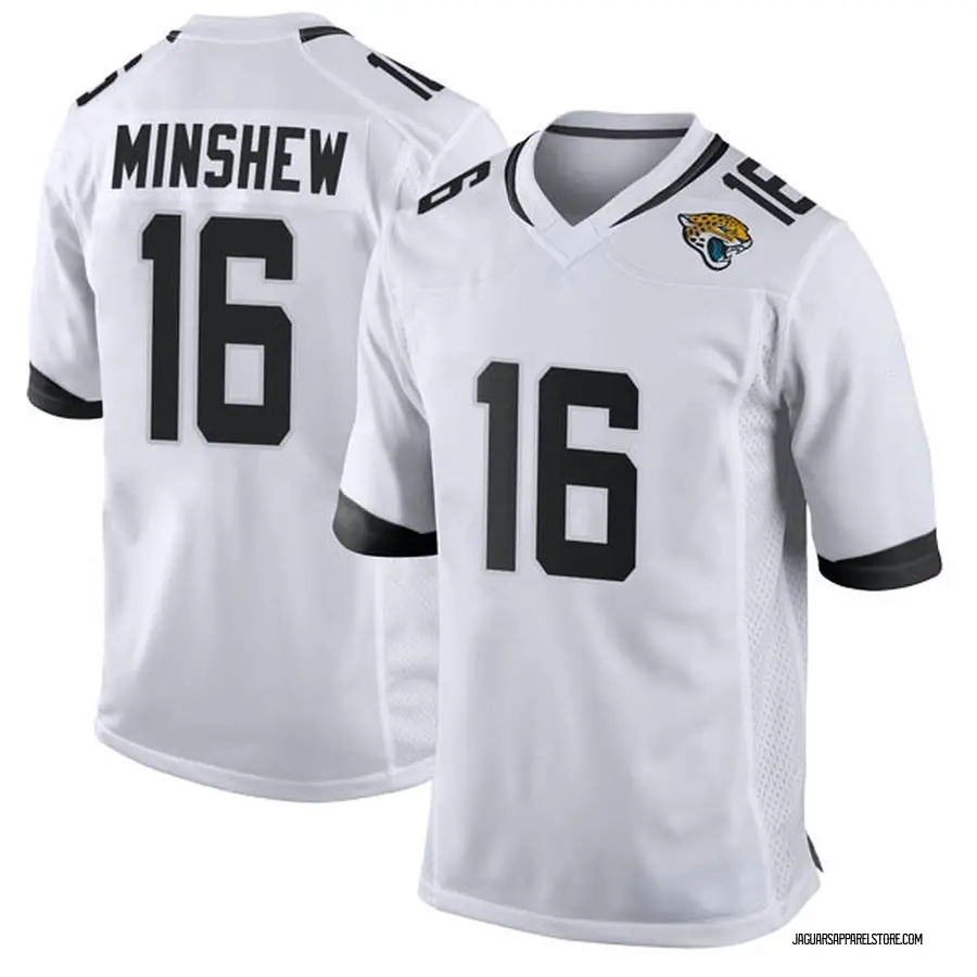 Nike Gardner Minshew Jacksonville Jaguars Youth Game White Jersey