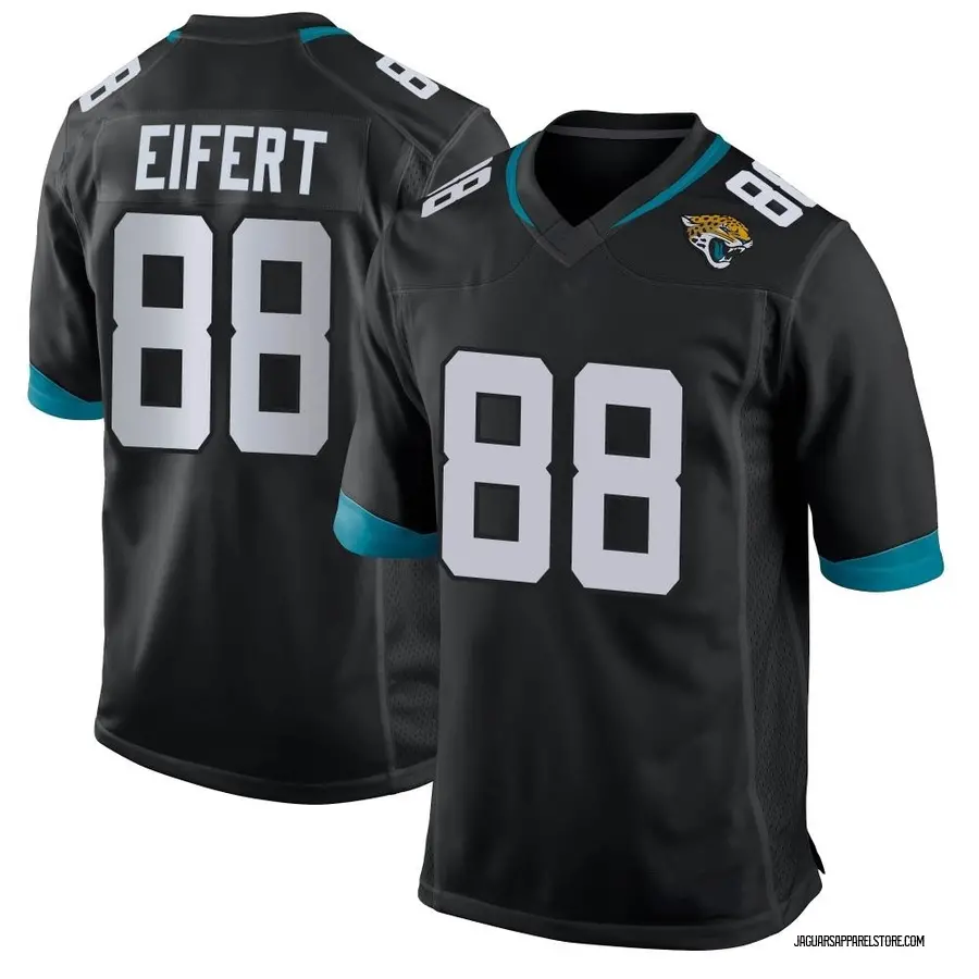 Tyler Eifert Jacksonville Jaguars Game-Used #88 White Jersey vs.  Indianapolis Colts on September 13 2020